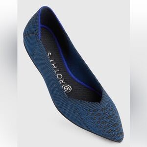 Rothy’s The Python deep teal python, Size 10